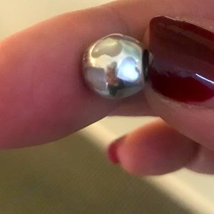 Pandora charm with Mother of Pearl heart insert